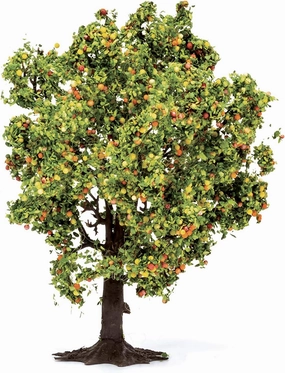 Hornby R7213 Apple Tree (with Fruit) for Model Railway OO Gauge, Model Train Accessories for Adding Scenery, Dioramas, Woodland, Buildings and More, Model Making Kits - 1:76 Scale Model Accessory
