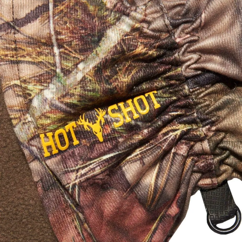 HOT SHOT Men’s Camo Huntsman Pop-Top Mittens – Outdoor Hunting Camouflage