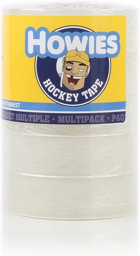 Howies Hockey Tape – 5 Pack Clear Shin Pad & Sock Tape – Strong Grip, Stretchy & Durable – Premium Sports Tape for Hockey Gear