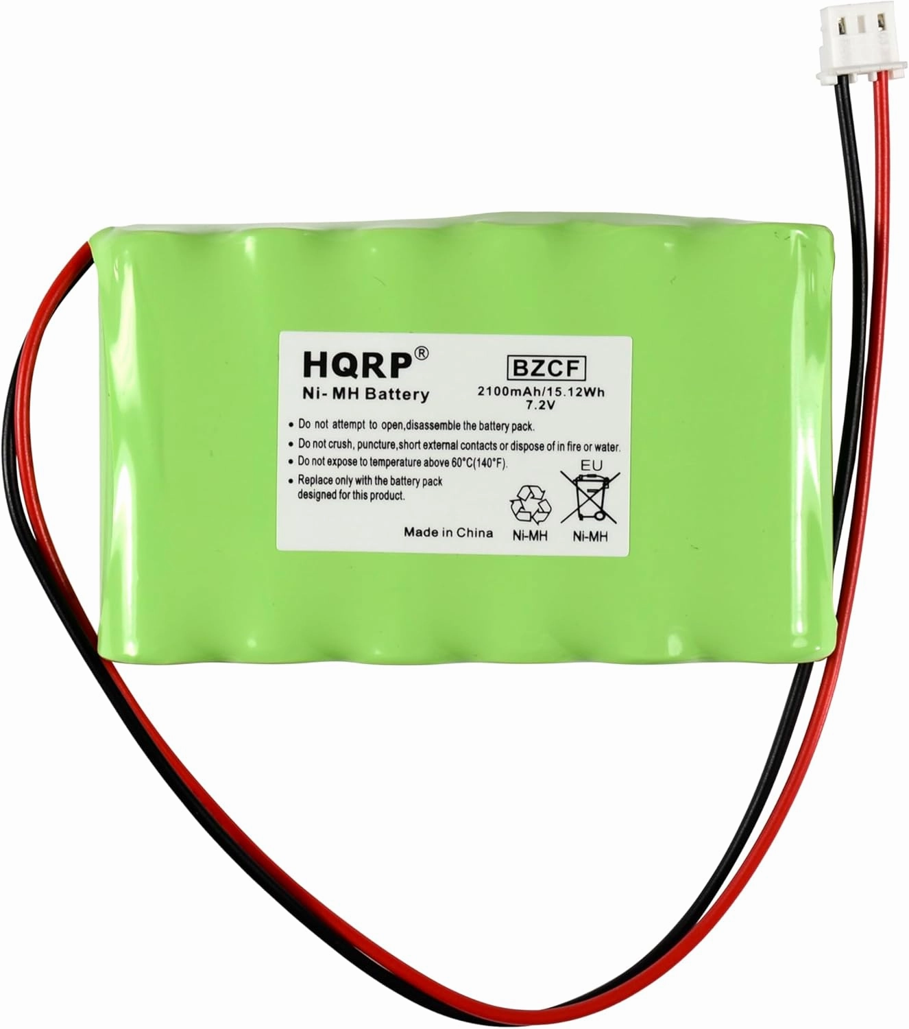 HQRP 2100mAh High Capacity Backup Battery сompatible with ADT 300-03866 LYNXRCHKIT-SHA Replacement