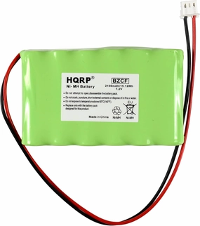 HQRP 2100mAh High Capacity Backup Battery сompatible with ADT 300-03866 LYNXRCHKIT-SHA Replacement