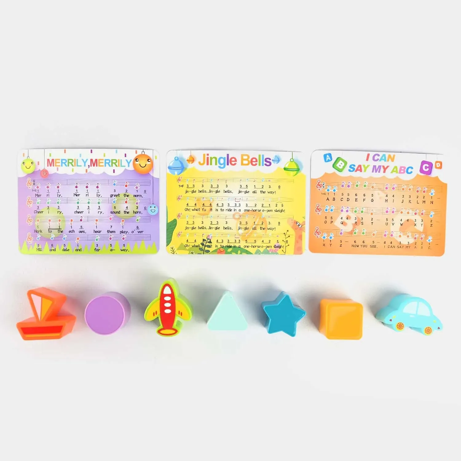 Huanger Shape Recognition Musical Toy - Multi Color