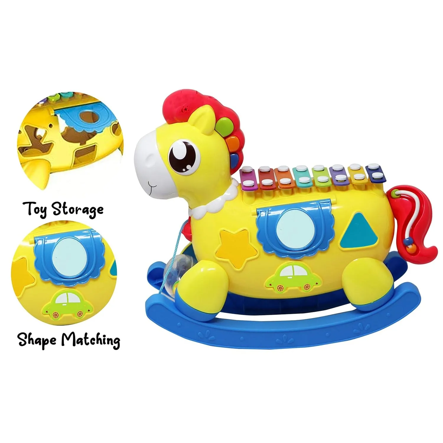Huanger Shape Recognition Musical Toy - Multi Color