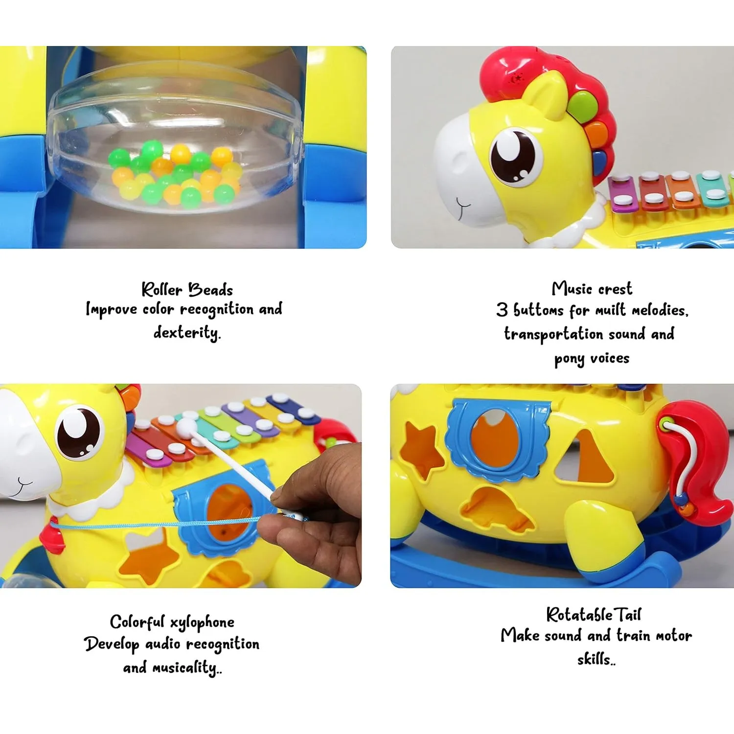 Huanger Shape Recognition Musical Toy - Multi Color