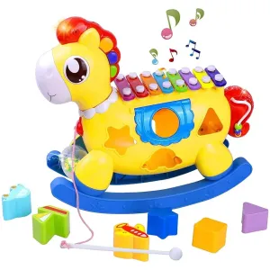 Huanger Shape Recognition Musical Toy - Multi Color