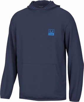 HUK Men Huk'd Fleece, Performance Fishing Hoodie