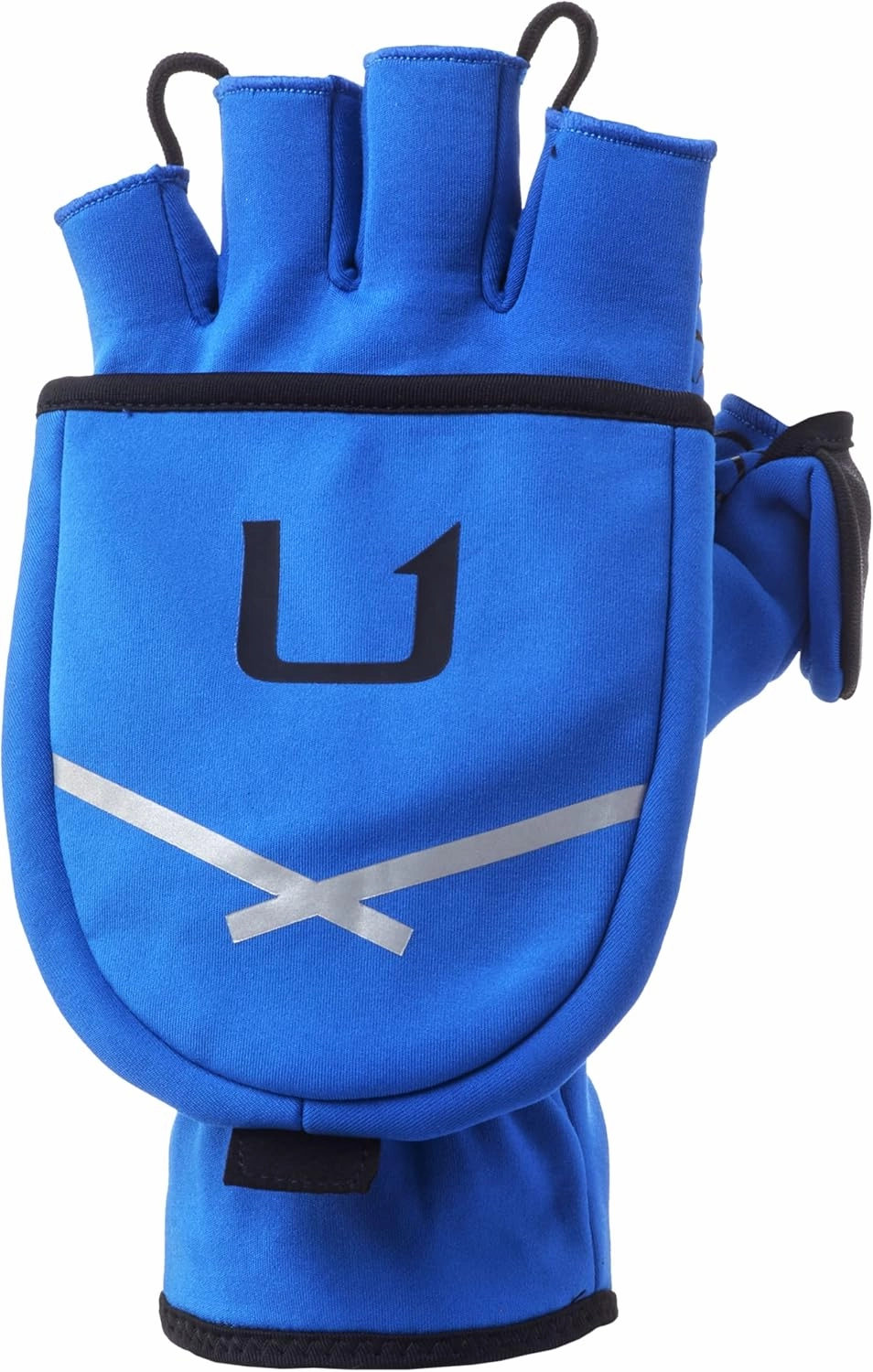 HUK Unisex-Adult Windproof Softshell Flip Mitt | Pull Back Fishing Gloves