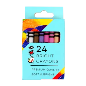 IHeartArt 24 Bright Crayons