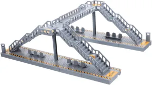 IMIKEYA 1 Set Pedestrian Bridge Material Decor Sand Footbridge Bridges Home Ornament Railway Scenery Ornament Railway Scenery Prop Supplies Building Model Doll House Supplies Plastic