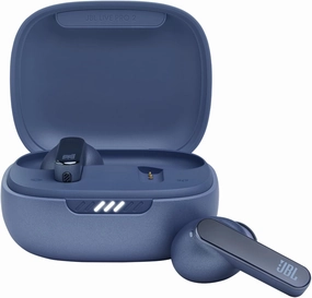 JBL Live Pro 2 - True Wireless Noise Cancelling Earbuds, up to 40 Hours of Playback with Wireless Charging, 6 mics for Perfect Calls, Touch & Voice Control, IPX5 Water Resistant (Blue)
