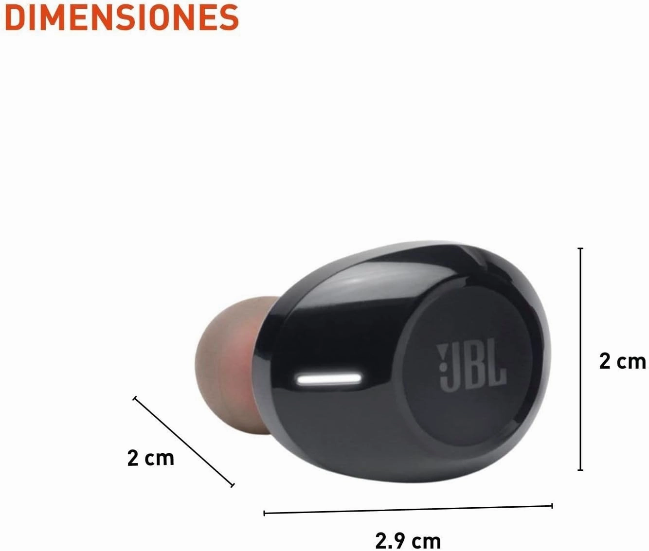 JBL Tune 125TWS True Wireless In-Ear Headphones - Pure Bass Sound, 32H Battery, Bluetooth, Fast Pair, Comfortable, Wireless Calls, Music, Native Voice Assistant (Black), Small