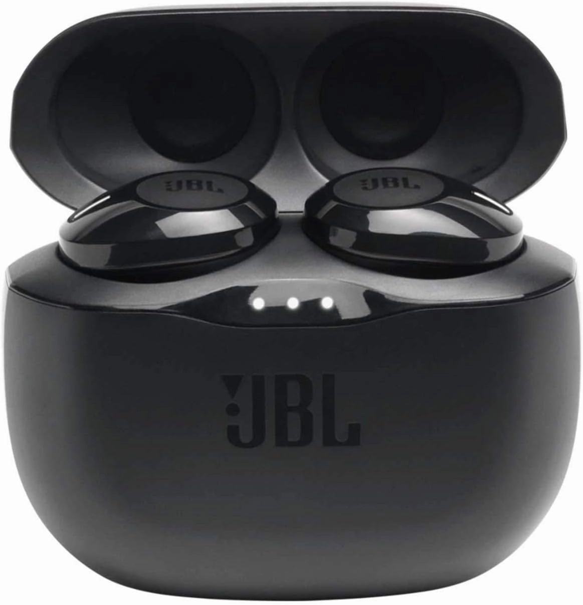 JBL Tune 125TWS True Wireless In-Ear Headphones - Pure Bass Sound, 32H Battery, Bluetooth, Fast Pair, Comfortable, Wireless Calls, Music, Native Voice Assistant (Black), Small