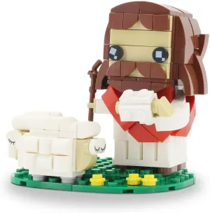 Jesus Building Blocks Set, Religious Creative Toys, Nativity and Bible Themed Toys, Bedroom and Living Room Decorations, Gifts for Christians and Catholics