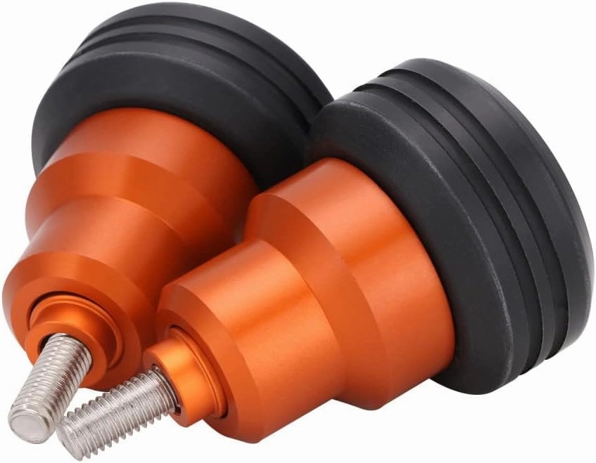 JFG RACING Frame Slider for Surron Light Bee,CNC Crash Protector Pads for Electric Dirt Bike Sur Ron Light Bee X and S/X160/X260-Orange