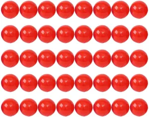 jojofuny 100pcs Plastic Hollow Bingo Balls, Balls Openable, Bingo Balls, Raffle Drawing Balls, Drawing Balls for Game Night, Party, Carnival Decoration