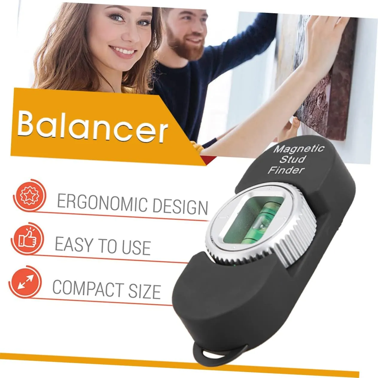 jojofuny Stud Finder Magnetic Magnetic Stud Detector Nail Finder Tool Portable Screw Detector Drywall Metal Detection