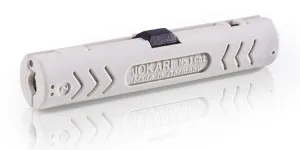 Jokari 30500 No.1-Cat Powerful Stripping Tool for PVC-Insulated Data Cables, 10cm L x 1.8cm W x 1.8cm H