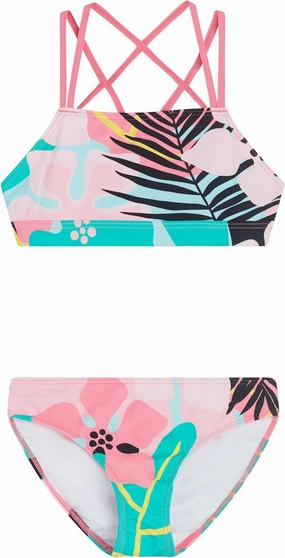 Kanu Surf Girls' Aria Beach Sport UPF 50 Mini Tankini Two Piece Swimsuit