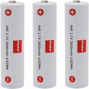 Kastar 3-Pack 3.7V 2600mAh Rechargeable Battery Replacement for Zhiyun-Tech Gimbal Crane V1 Crane 2 / Crane 2S / Crane 3S/ Crane 3S Pro/Crane 3SE, Crane 3 LAB, Z1 Evolution Gimbal