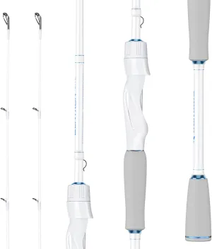 KastKing Centron Lite Twin Tip Fishing Rods, IM6 Graphite Blanks, Twin Tip Fishing Rods, Stainless Steel Guides with Ceramic Rings, Split or Full Rear EVA Handle Design, Drop Shot Hook Keeper