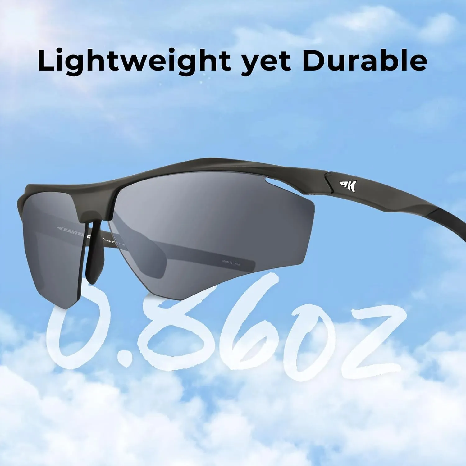 KastKing Tenmile Polarized Sunglasses for Men & Women, UV Protection,Sport Sunglasses Cycling Fishing Outdoor