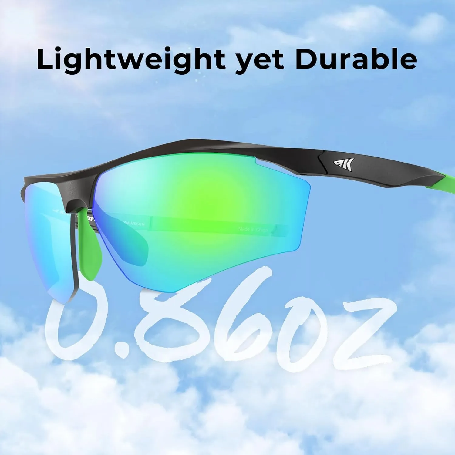 KastKing Tenmile Polarized Sunglasses for Men & Women, UV Protection,Sport Sunglasses Cycling Fishing Outdoor