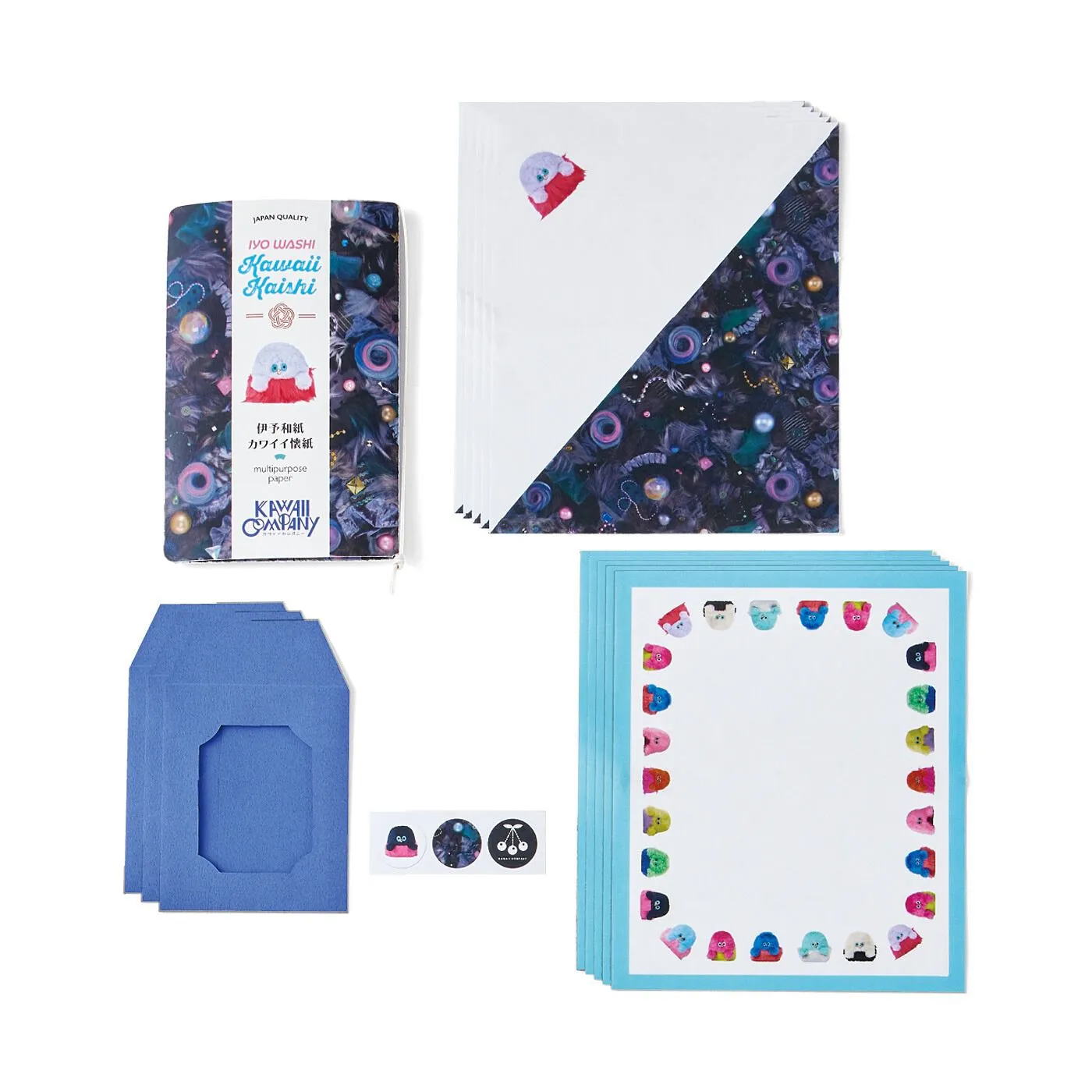 Kawaii -IYO WASHI- Mini Letter Set by Kawaii Company