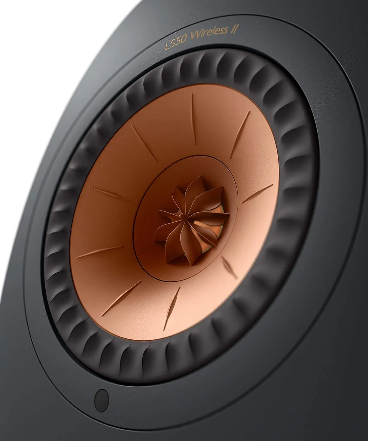 KEF LS50 Wireless II Powered Bookshelf Speakers - Pair (Carbon Black)