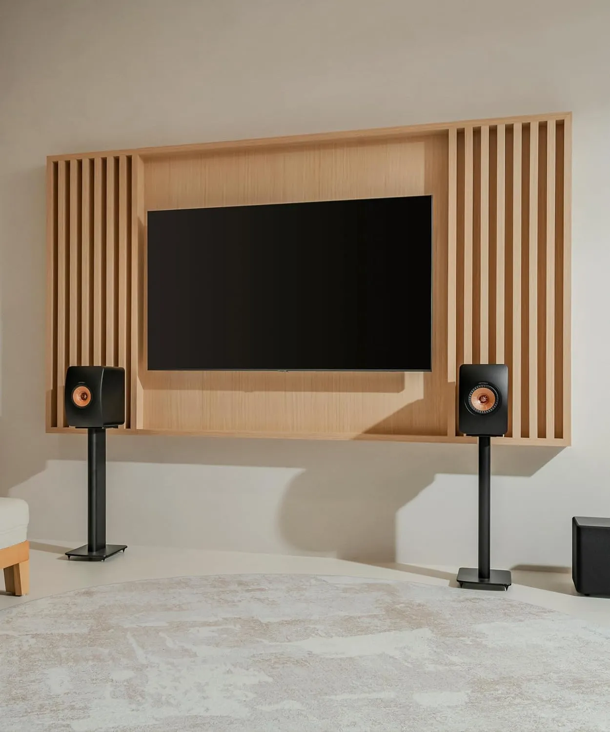 KEF LS50 Wireless II Powered Bookshelf Speakers - Pair (Carbon Black)