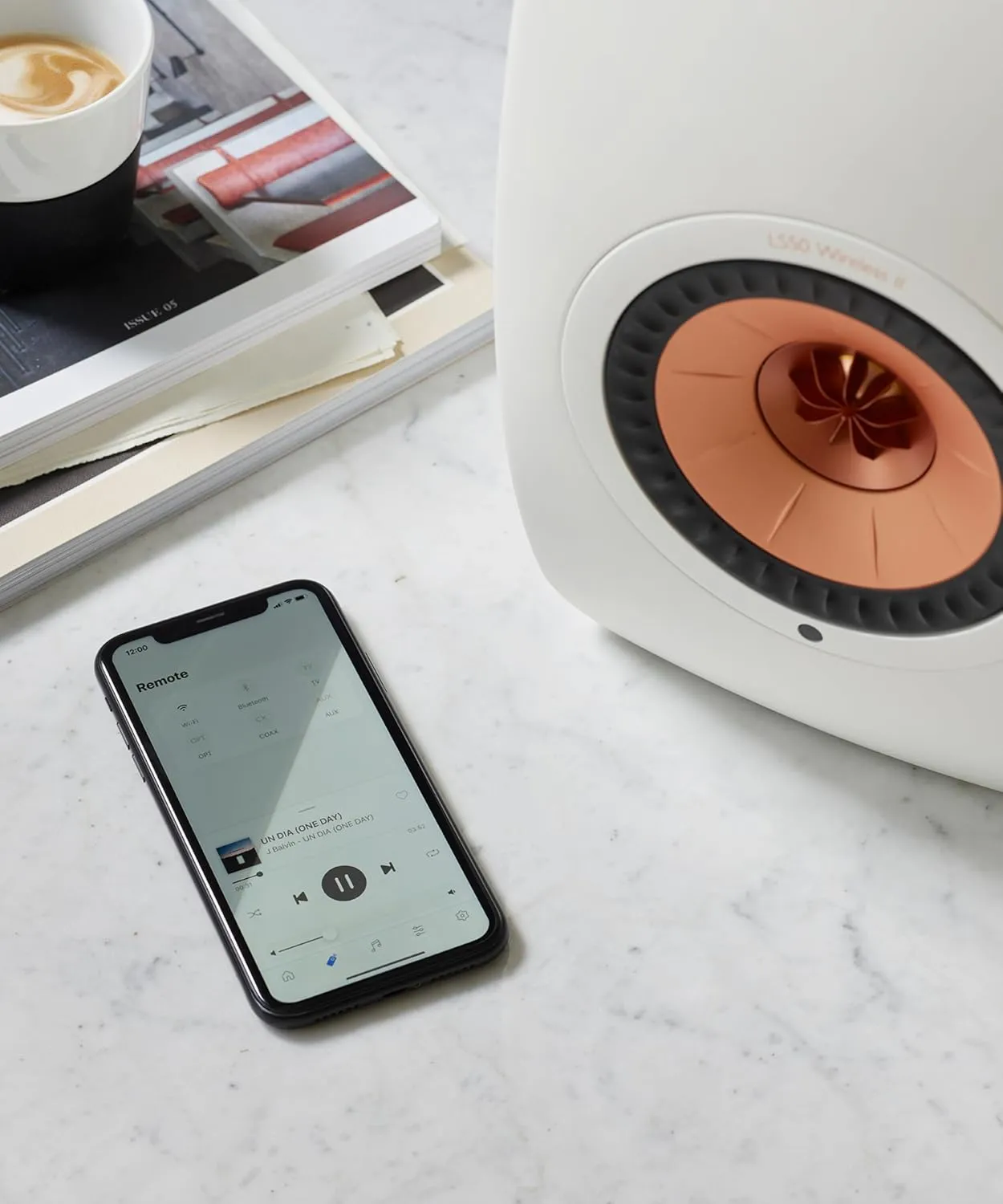 KEF LS50 Wireless II Powered Bookshelf Speakers - Pair (Carbon Black)