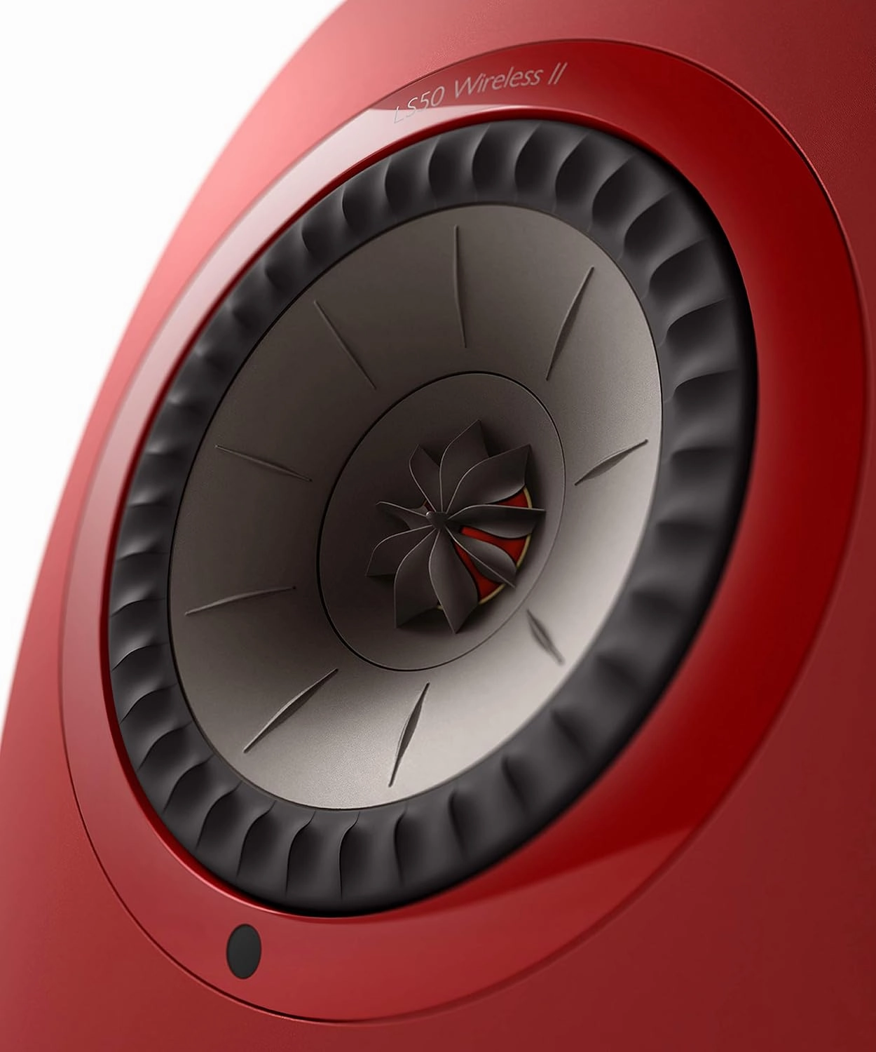KEF LS50 Wireless II Powered Bookshelf Speakers - Pair (Crimson Red)