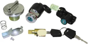 Key Switch Lock Tank Cap Compatible With Dax Skyteam 50cc 90cc 125cc CT70 ST50 ST125