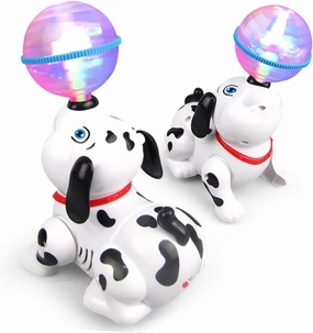 KICHOUSE Light Music Dog Toy Electric Dancing Puppy Toy Rotating Musical Perfect for Kids