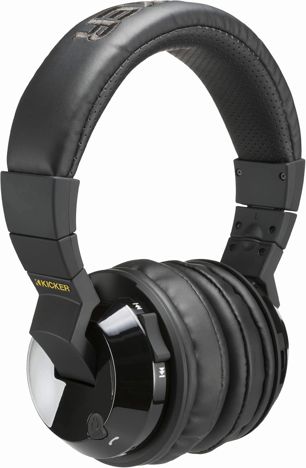 KICKER Tabor2 Bluetooth Headphones Over The Ear Wireless Earphones with Microphone, Passive Noise Reducing, Soft Comfort Padding, Extra Bass Clear Crisp Treble