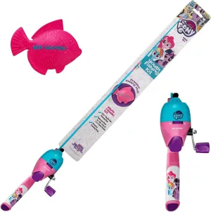 Kid Casters: Youth 29.5" Fishing Poles | Small & Easy to Use | Spincast Reel w/ 3:1:1 Gear Ratio | (Pre-spooled w/ 6-Pound line, Incl. Casting Plug)
