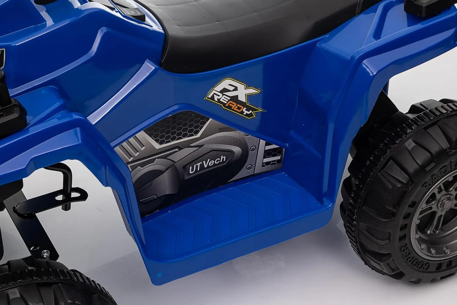 Kids Electric Ride On Car,12V ATV Battery-Powered Toy for Toddlers with LED Lights, Music, High/Low Speed Settings