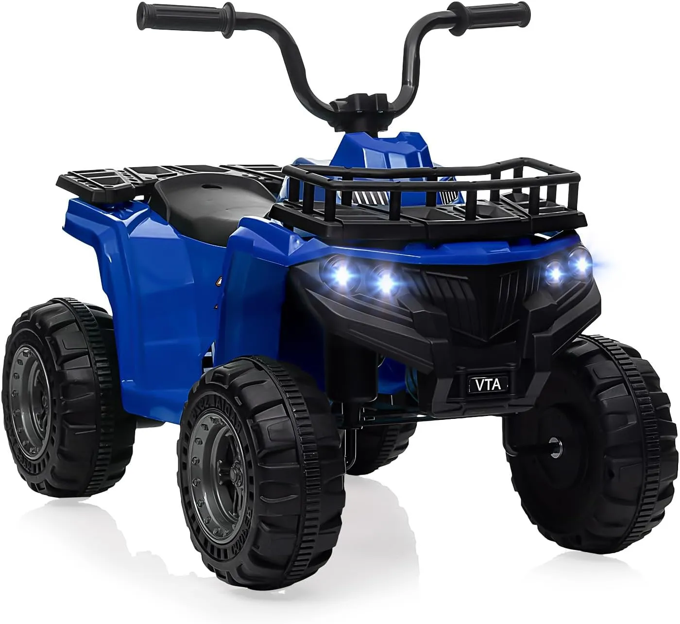 Kids Electric Ride On Car,12V ATV Battery-Powered Toy for Toddlers with LED Lights, Music, High/Low Speed Settings