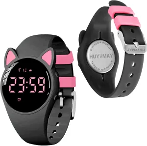 Kids Fitness Tracker Pedometer Watch Without App, IP68 Waterproof Digital Sports Watch with Alarm Clock Timer Distance/Calorie/Step Counter for Boys Girls Kids Aged 5 and Up