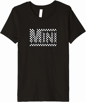 Kids Checkers Mini Child Skate Shoe Van Life Matching Mama Mom Premium T-Shirt