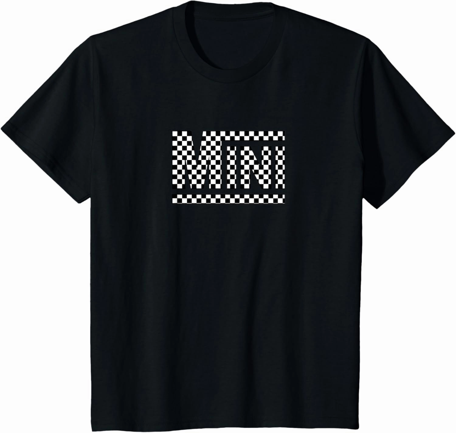 Kids Checkers Mini Child Skate Shoe Van Life Matching Mama Mom T-Shirt