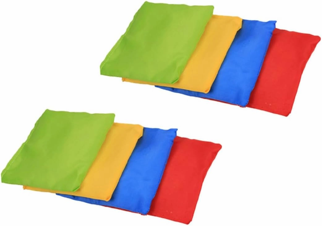 Kisangel 8 Pcs Boys and Girls Sandbags Outdoor Game Toys Multi- Enhance Hand-Eye Coordination for Boys and Girls Random