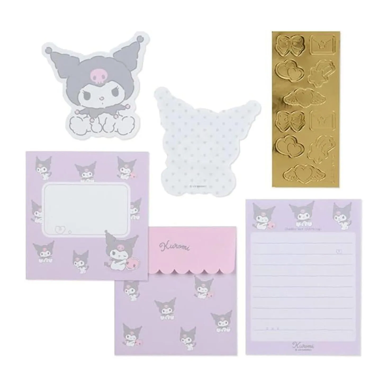 Kuromi Mini Letter Set
