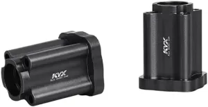 KYX Racing Aluminum Rear Axle Mount Set 0 Deg Black Upgrades Parts Accessories for 1/18 RC Car LOSI Mini LMT 4X4 Monster Truck