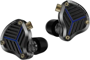 KZ PRX IEM, Planar Diaphragm Driver in ear Monitor Headphones, Noise Cancelling Earbuds Wired, Ear phones with Cord for Audiophile Singers Computer Laptop Gaming, 3.5mm Audio Plug (without mic, Black)