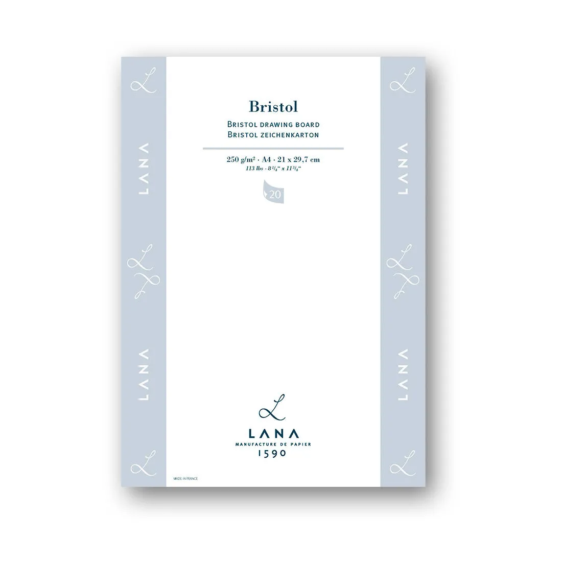 Lana Bristol Board 250gsm Pad