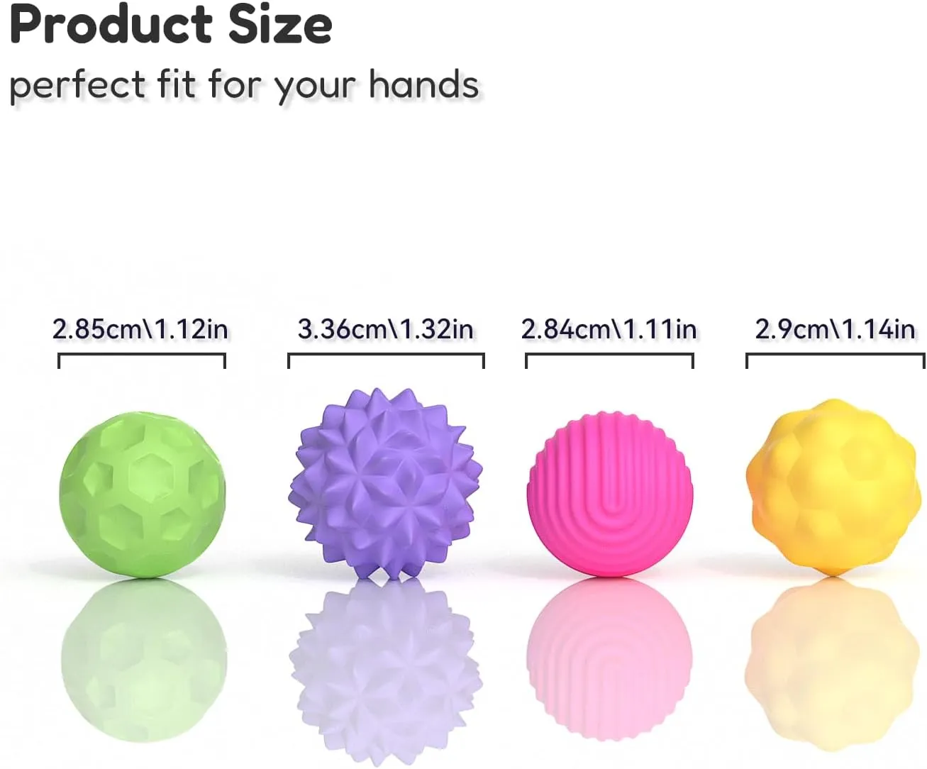 Large Magnetic Sensory Fidget Ball Toy, Attracting Stress Ball with Silicone Shell for Adults and Teens, Peace of Hands and Anxiety Mind, Fun Stress Free Magnet Balls (Candy Series, Set of 8)