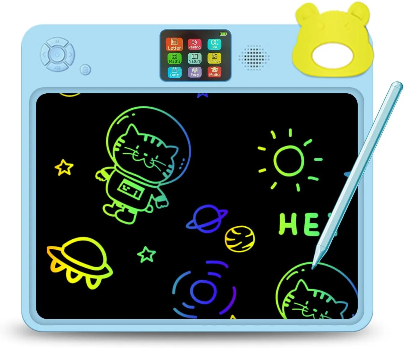 LCD Writing Tablet for Kids,13 inch Colorful Drawing Tablet Writing Pad,Equipped with a Display Screen and Erasable Reusable,Suitable for Boys and Girls