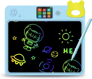 LCD Writing Tablet for Kids,13 inch Colorful Drawing Tablet Writing Pad,Equipped with a Display Screen and Erasable Reusable,Suitable for Boys and Girls