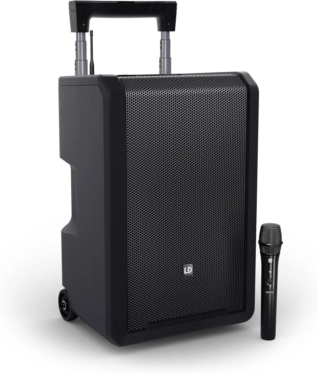 LD Systems ANNY 10 HHD 10-Inch Portable Battery-Powered Bluetooth Handheld Microphone PA System, B47 470-490 MHz