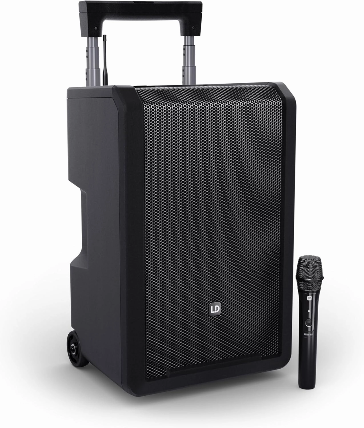LD Systems ANNY 10 HHD 10-Inch Portable Battery-Powered Bluetooth Handheld Microphone PA System, B51 512-542 MHz